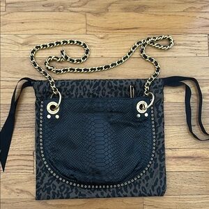 Rebecca Minkoff Stylish Black and gold hardware Women's Bag